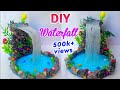 DIY:Hot Glue Waterfall|How To Make Hot Glue Waterfall With Rock|Best Reuse Of Waste Rocks|Mini Craft