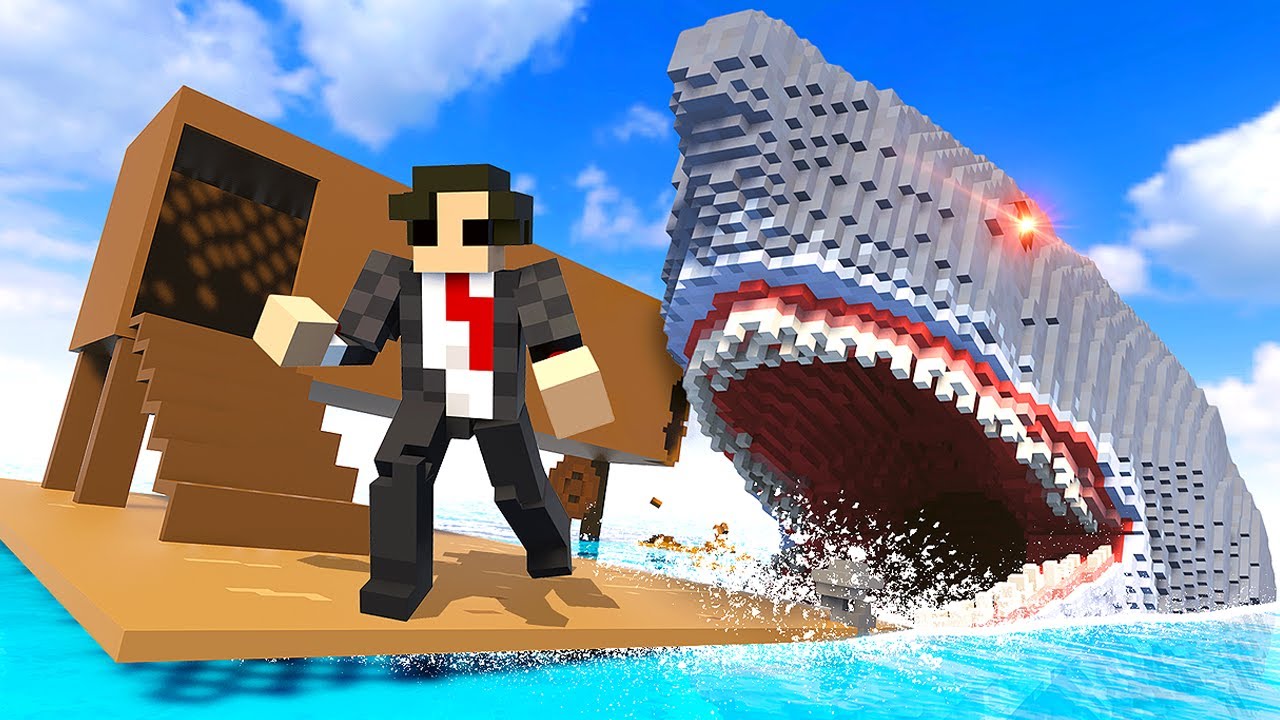 Shark EATS My Raft Base - Teardown Mods Gameplay - YouTube