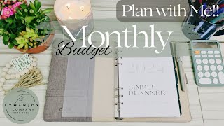 Monthly Budget Setup | Zero-Based Budget #cashstuffing #budgeting #monthlybudget #how