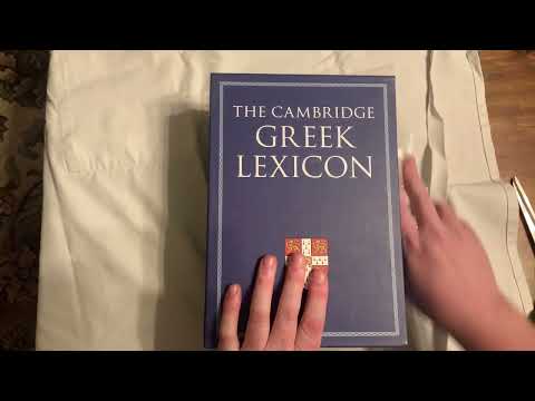 Cambridge Greek Lexicon Unboxing