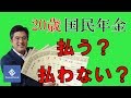 20歳学生は国民年金をはらうべきか?未納にするなら「学特」がお得