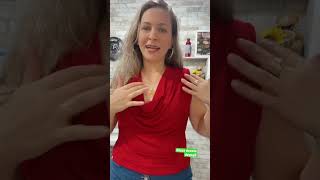 Blusa Com Decote Degogê -Fácil Para Iniciantes Na Costura