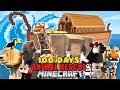 I Spent 100 Days Building Noah’s Ark for Every Animal | Minecraft Full Movie thumbnail