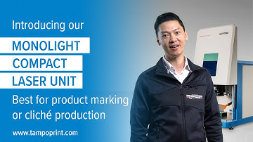 TAMPOPRINT - MONOLIGHT Compact high-precision laser system is a versatile multi-talent for marking