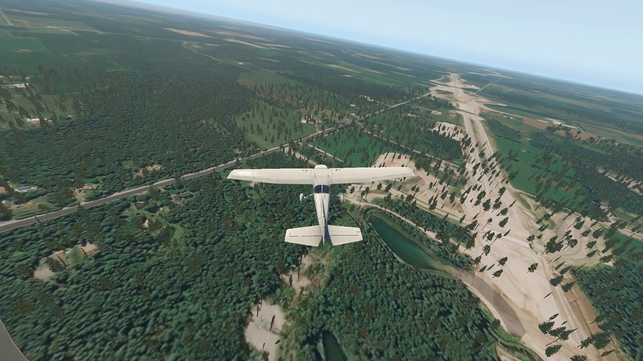 X-Plane 11 Orthoxp short flight