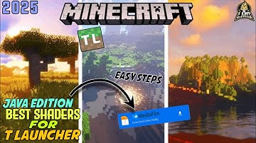 How to install Shaders in Tlauncher 😯Minecraft Step-by-Step 2025 🤯 (100% Working)