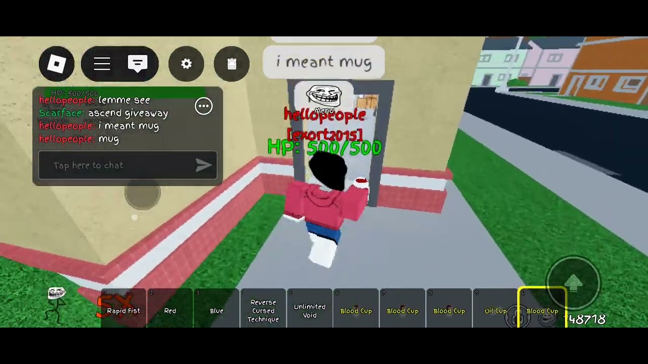 Spending 100 robux on spins trollge universe incident and someone buying 3 ancient mugs