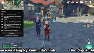 Ar 45 - Chủ Nhật Chạy Acc Inazuma , Up TDV Và LV Tướng - [Genshin Impact] - Yoko Phê Game