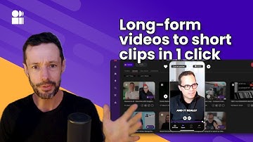 Turn your long-form videos into shareable clips in one click
