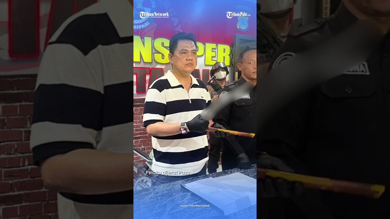 Polresta Palu Ciduk Pelaku Penikaman Hingga Tewaskan Warga Jl Hang Tuah - YouTube
