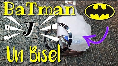 CAMBIAR UN BISEL A TIPO BATMAN!!! (INCREIBLE EL CAMBIO) un bisel dañado hace feo tu reloj. Pro