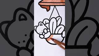 Super Satisfying ASMR Coloring 🎨🖌🖍 | Relax & Chill #Shorts #arttherapy #art #asmr #coloring #sounds