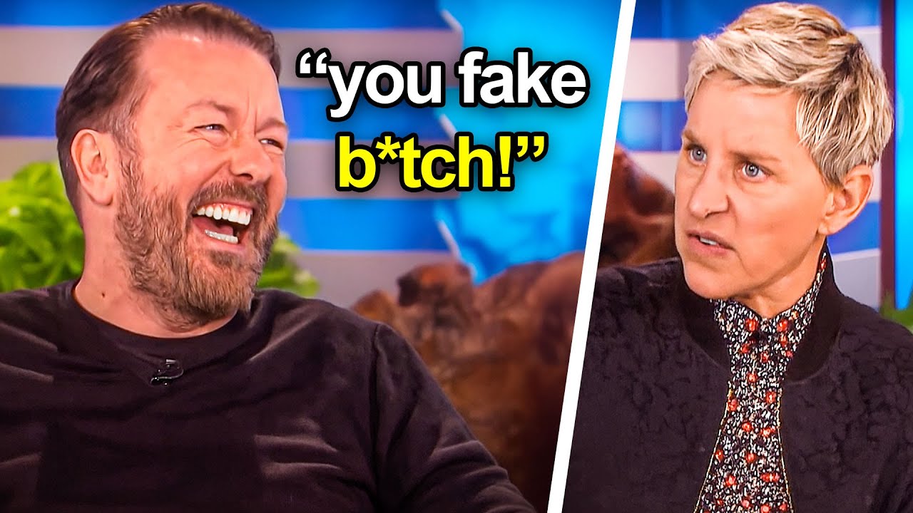 Ricky Gervais DESTROYING Talk Show Hosts For 10 Minutes Straight!