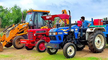 Tractor Got Stuck Loading Mud in Trolley | Eicher 485 | Mahindra 475 | Swaraj 855 | Kubota Specs