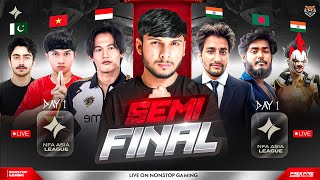 NFA ASIA LEAGUE SEMI FINAL DAY-1 🔥😍 WATCH PARTY 🍿 FT- AMF, AFF, NXT, APX7, NL #nonstopgaming