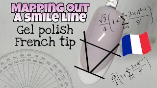 🇨🇵 Mapping out a FRENCH TIP | Gel polish SMILE LINE