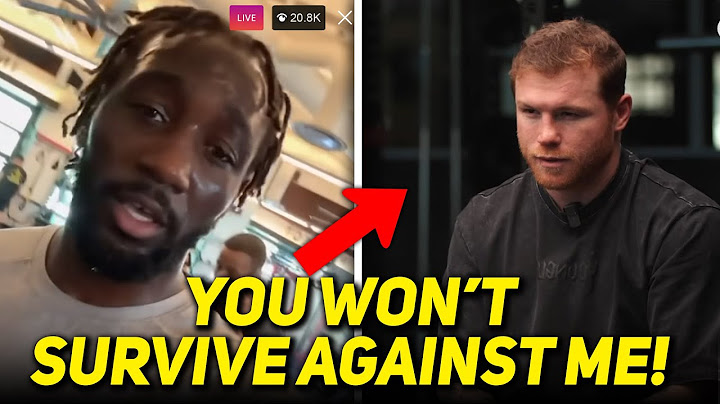 Terence Crawford sent a Stern warning to Canelo Alvarez Ahead of the fight
