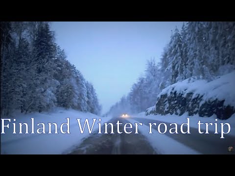 Finland Winter road trip - "Kuin Helminauhaa"