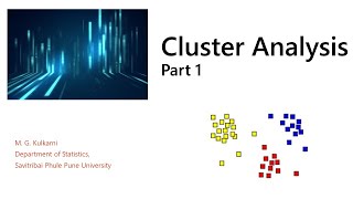 Cluster Analysis Part 1