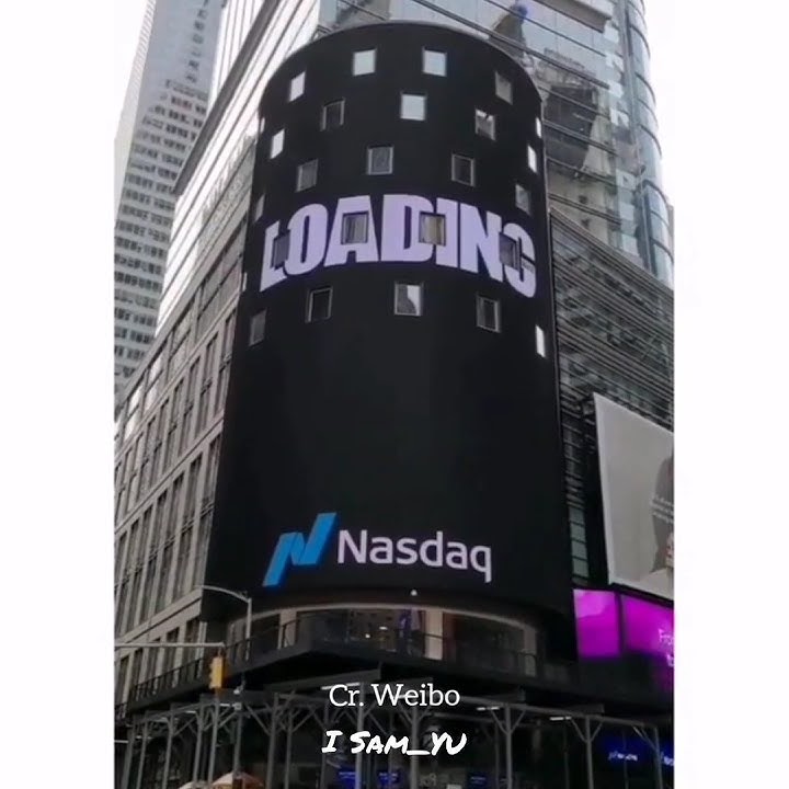SamYU Loading Billiboard Nasdaq Times Square NY,USA🔥🔥 #SamYU