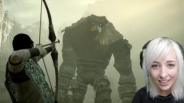 FIRST Battle SHADOW OF THE COLOSSUS Remake on the PS4 (HARD MODE)! Part 2