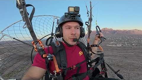 My FIRST FLIGHT On The Four Stroke Paramotor!