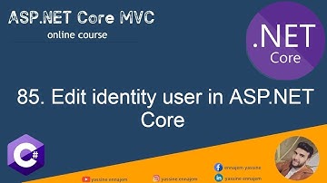 85. Edit identity user in ASP.NET Core in Darija Arabic