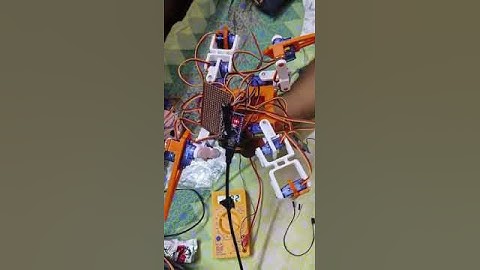 Project detail:walking spider robot using servor motor and Arduino nano