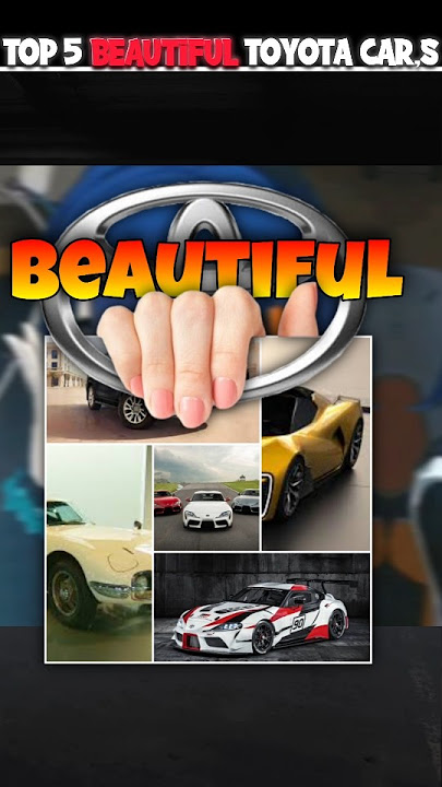 Top 5 Beautiful Toyota Cars😍`#shorts