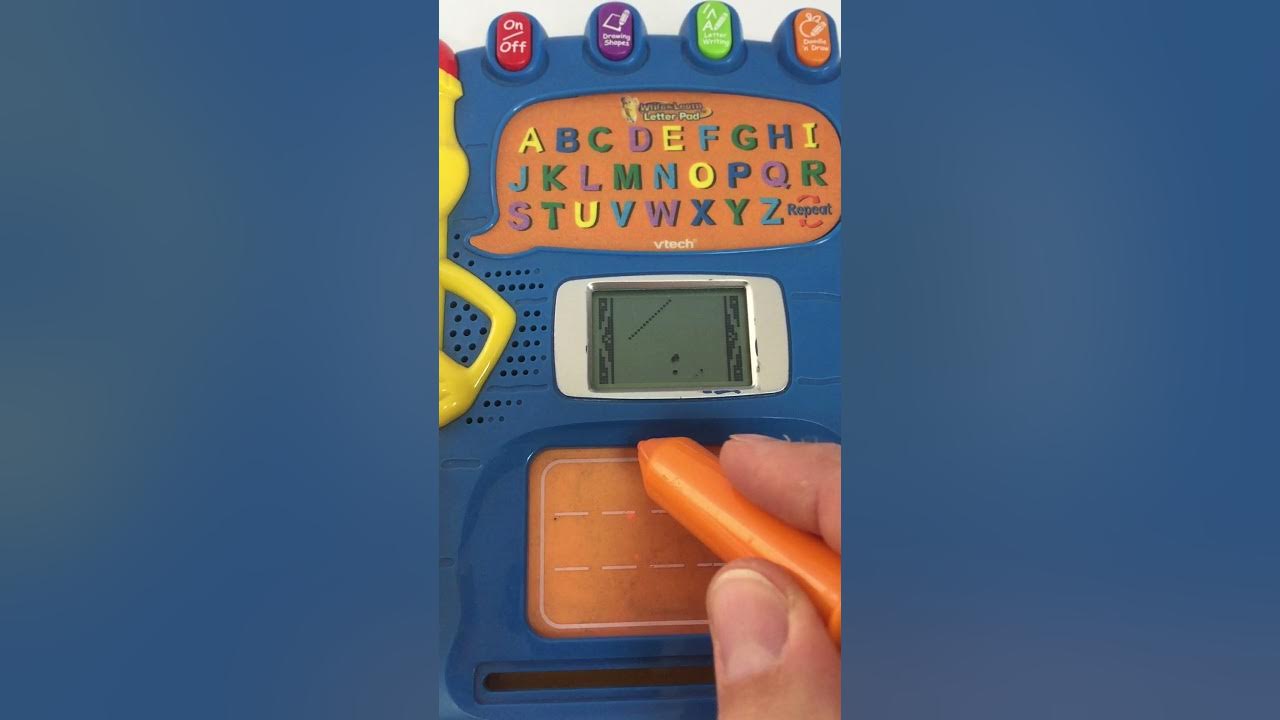 Vtech write & learn letter pad K402 YouTube
