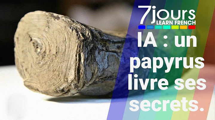 IA : un papyrus livre ses secrets