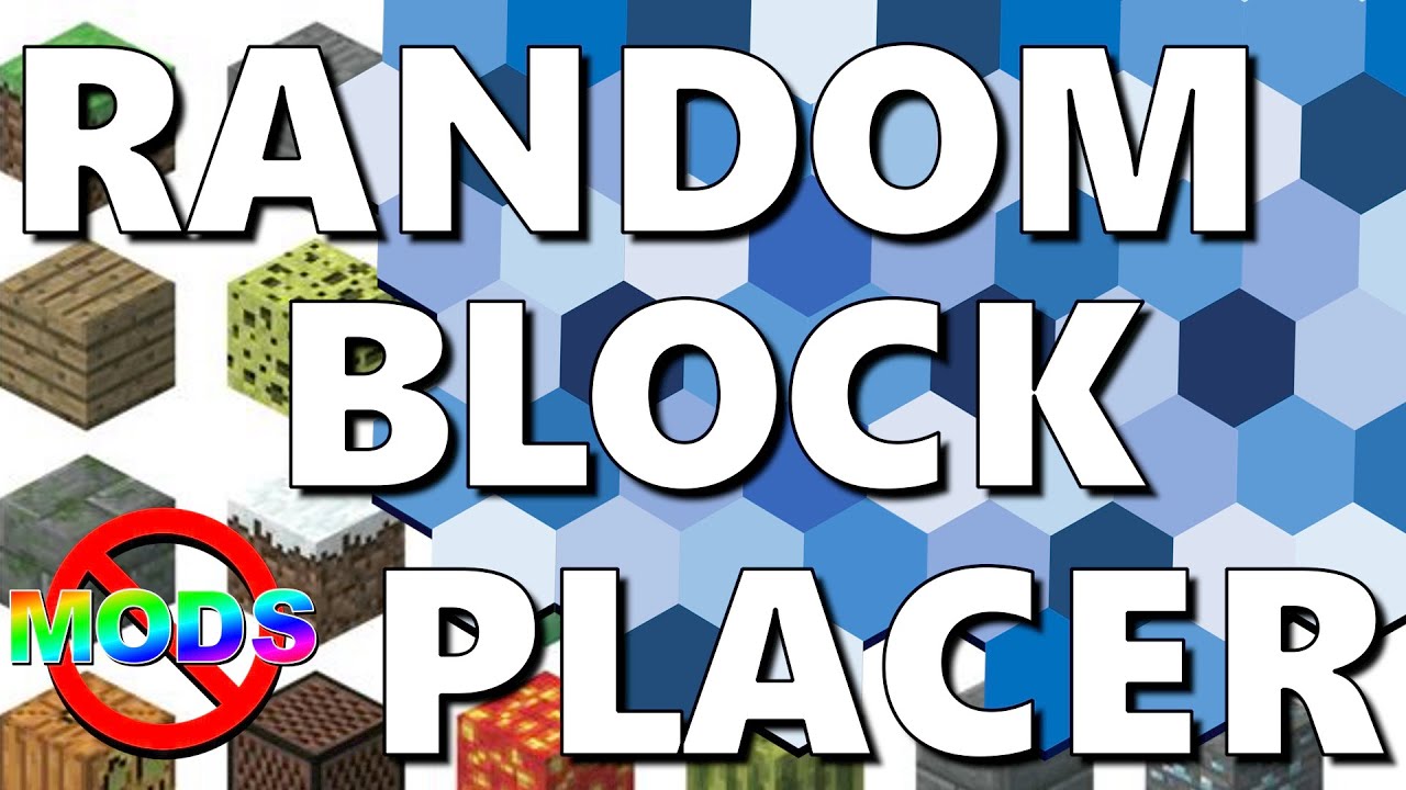 Random Block Placement Mod (1.20.1, 1.19.4) - Randomness Enhances  Creativity 