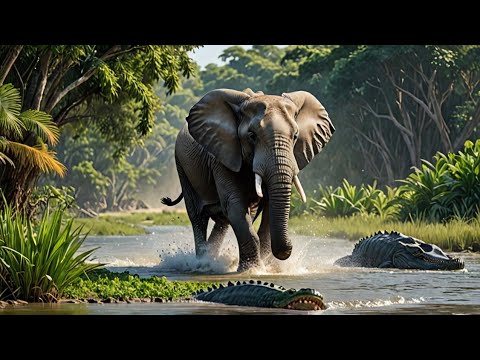 Elephant Heroically Rescues Friend From Drowning