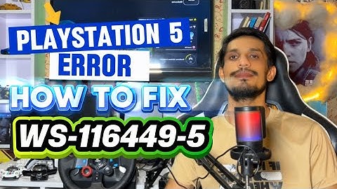 How To Fix PS5 Error Code WS-116449-5 This Service is currently under maintenance 