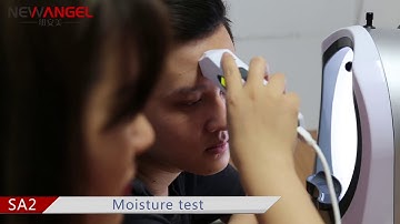 The operation of magic mirror skin analyzer SA2