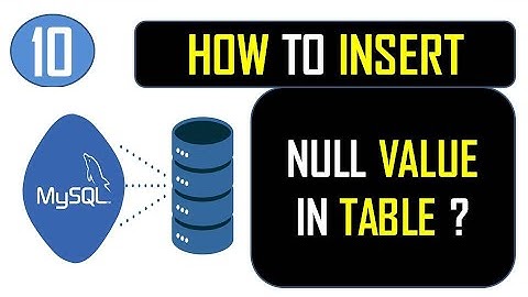 How to Insert Empty Records or Entering NULL records into Table  in MySQL in Hindi | Null values