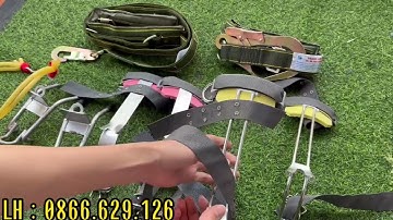 3 mẫu guốc trèo cây, dụng cụ trèo cây giá rẻ