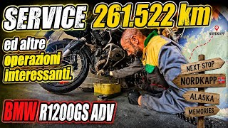 ✅PREPARO il GS per 🌎Nordkapp! SERVICE dei 🔥 261.522 km e non solo! 🧨 BMW R1200GS ADV