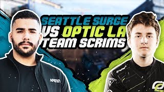 SEATTLE SURGE VS OPTIC LA (TEAM SCRIMS!!)