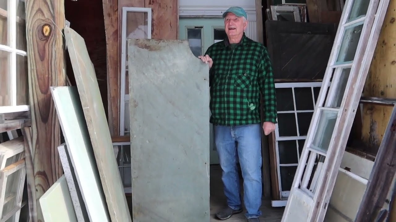 Steve of Tillotson Trading shows us an old Soapstone Countertop