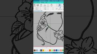 Creating texture on hatch 3 #digitization #digitize #embroidery #digitizer #embroiderydesign 
