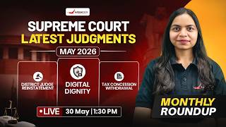 Latest Supreme Court Judgements 2026 | May 2026: Monthly Roundup | For Judiciary/APO/ADPO