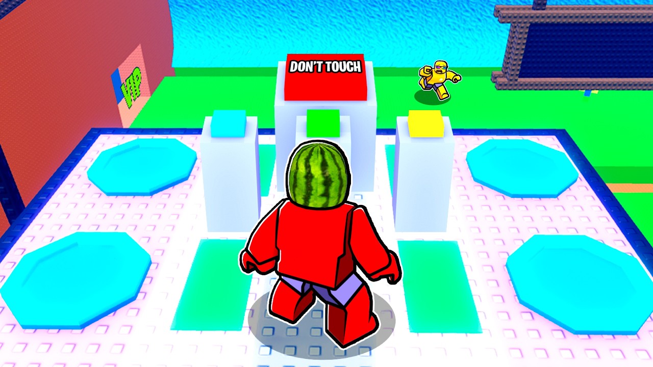 Don't Press the Button in Roblox! (Escape Tsunami for Brainrots)