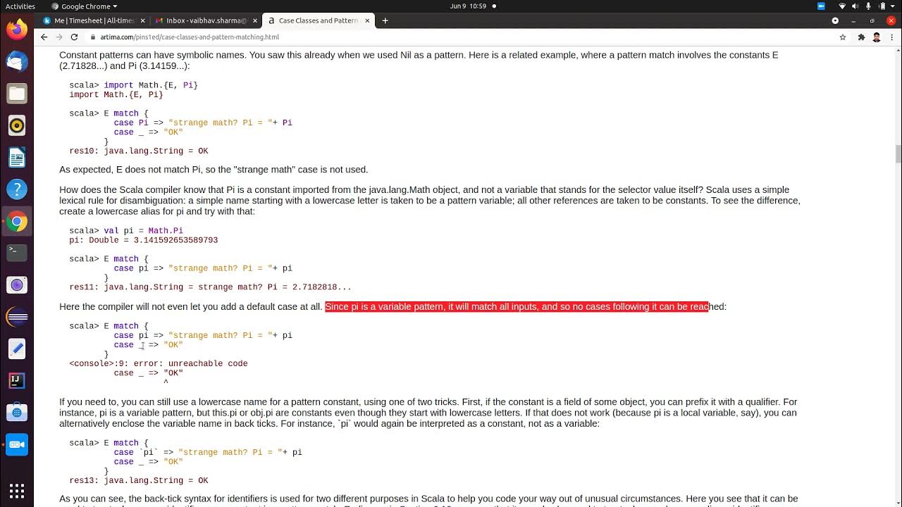 Pattern Matching Scala Different types of Pattern matching YouTube