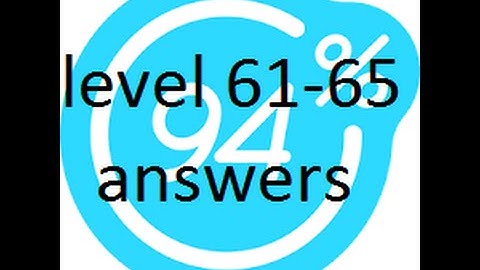 94% game answers for 61-65 levels(android)