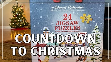 Countdown to Christmas Jigsaw Puzzle | Christmas Advent Puzzle a Day Activity for Kids & Teenagers