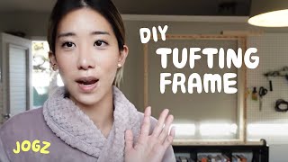 Make Your Own Rug Tufting Frame! DIY