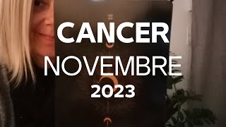 CANCER NOVEMBRE 2023 / EFFICACE RAPIDE ENDURANT ?/ GUIDANCE INTUITIVE GÉNÉRALE