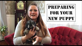 How to prepare for your new puppy coming home for the first time