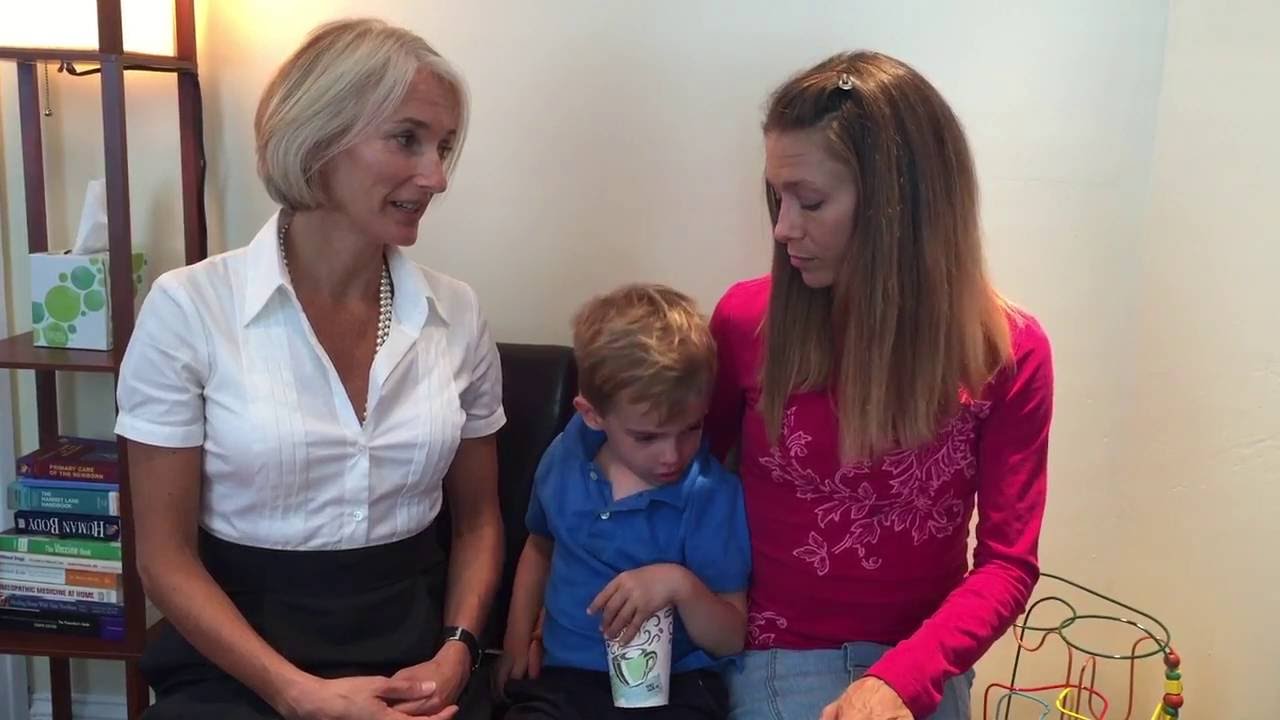 5 year old boy with constipation, eczema behavior and attention